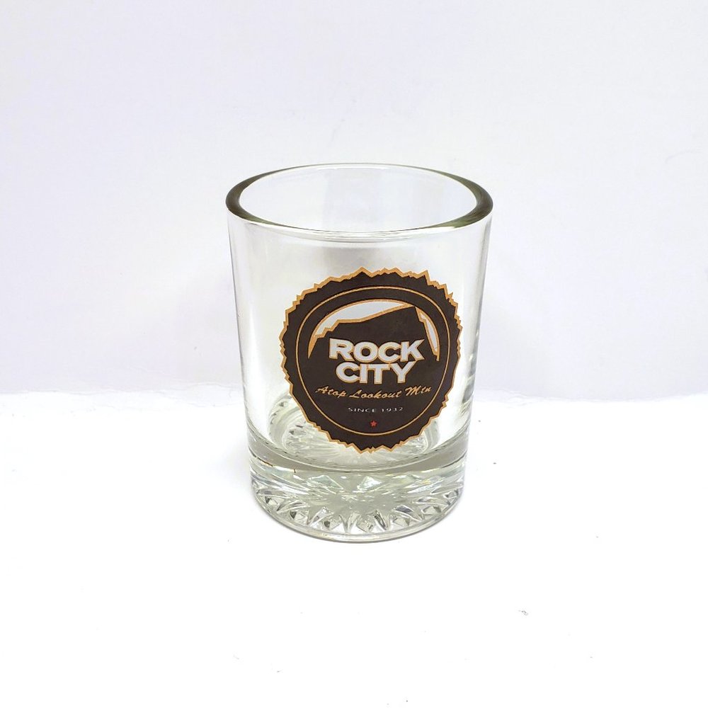 Rock City Atop Lookout Mountain Souvenir Shot Glass Tennessee